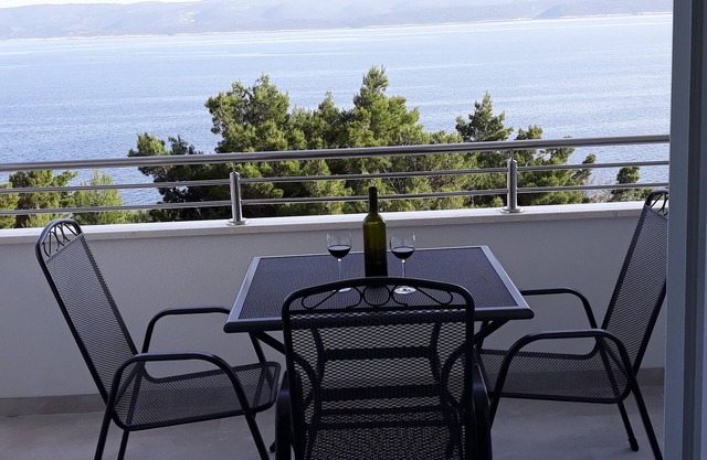 Studio flat with terrace and sea view Medići, Omiš (AS-1045-a)
