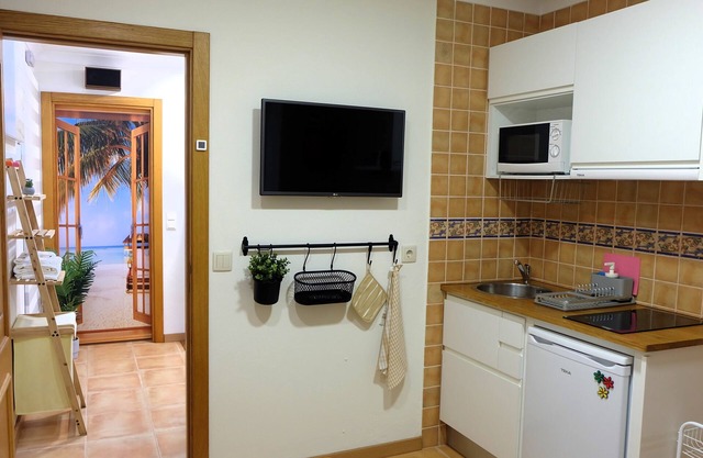 Studio for two guests with patio/terrace, air conditioning and wifi