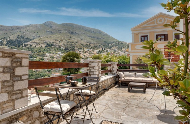 Studio 'No 7 Superior Symi Nautilus' with Sea View, Wi-Fi and Air Conditioning