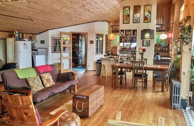 Stunning eco-house at Jardins de Maïa