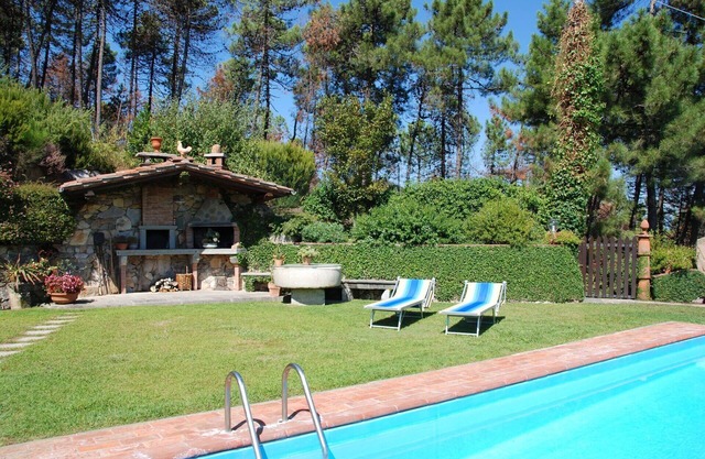 Stunning private villa with WIFI, A/C, private pool, TV, terrace and panoramic view, close to Lu.