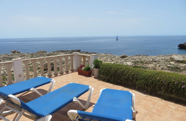 Stunning Seafront Villa in Binibeca. Sea cove and large pool