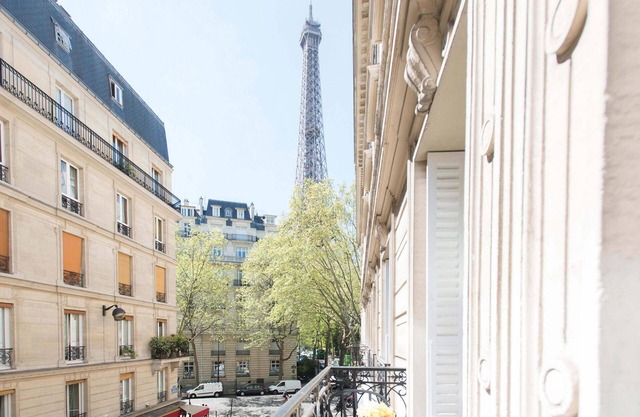 Stunning & Spacious in Superb Location with Balcony & Eiffel Views