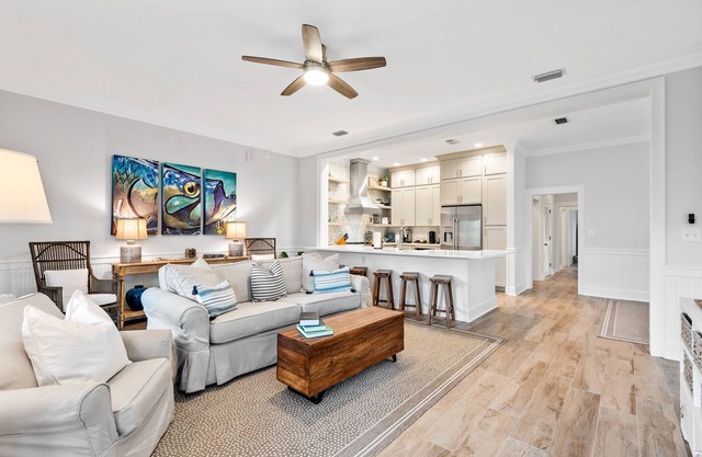 Stylish WaterColor Home - 2BR, 2BA, Wrap Balcony + Resort Perks + 2 Bikes