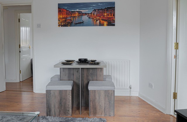 stylish waterfront apartment