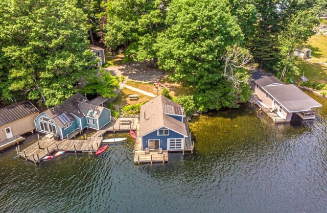 Sunapee Sunset Cottage | Grill | Fire Pit