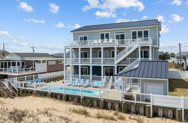 Surfside | Oceanfront | Private Pool, Hot Tub, and Dog Friendly