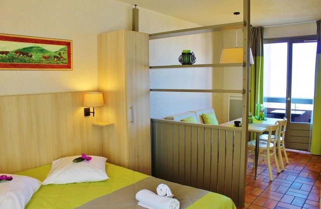 Swimming pool, sauna, balcony, tv, 23m², Thollon les Mémises