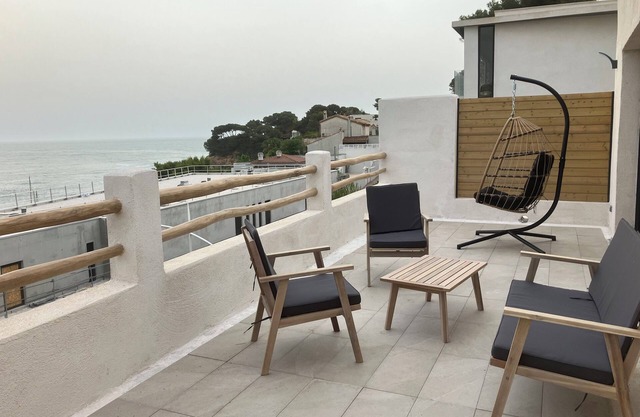 T2 vue sur le Port Avec Terrasse Jacuzzi et Parking
