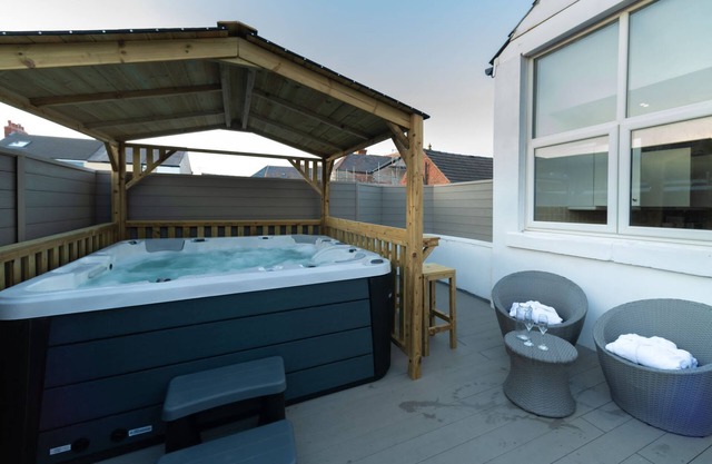 The Bells HOT TUB on Private Terrace Apartments