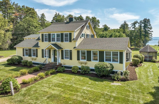 The Blue Spruces Waterfront Estate on Lake Winnipesaukee in Melvin Village