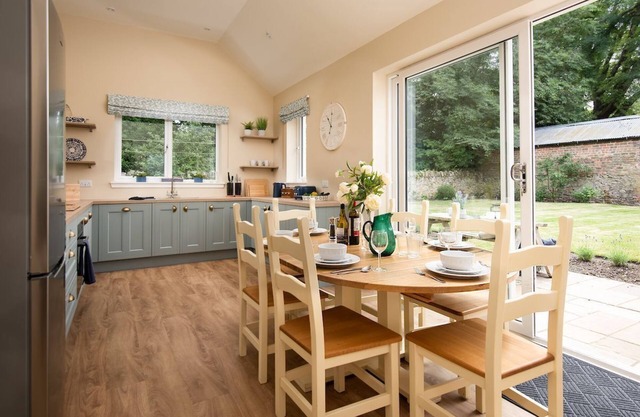 The Coach House sleeps six in three bedrooms