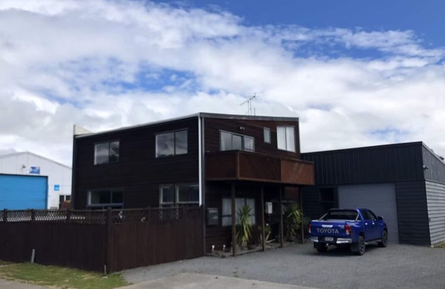 The heart of Ohakune township with mountain views