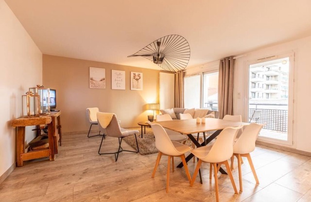 The "Jean Jaurès" F3 - Garage and Terrace CL-Fd