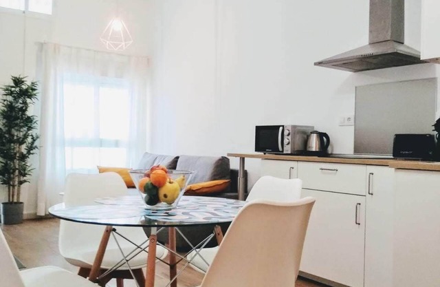 The Patios de la Caleta at 200 m. of the beach