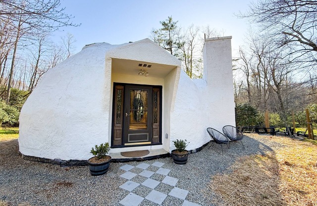 The Toasted Marshmallow | A Creekside Dome Home!