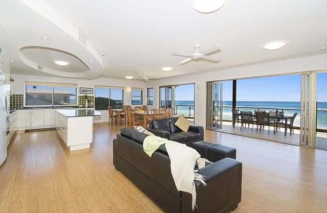 This luxury, beachfront apartment is a magnificent example of beachside living.