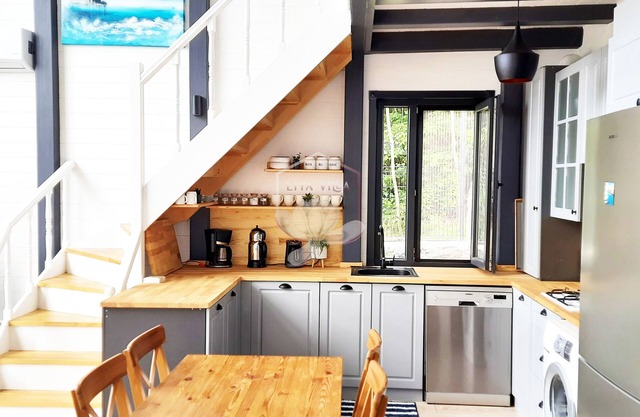 This stylish accommodation is perfect for group travel.