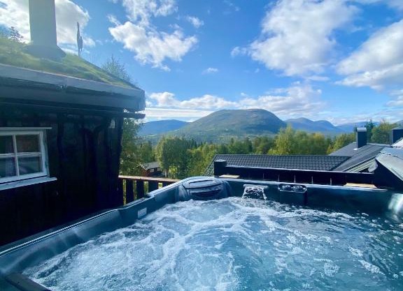 Three bedroom holiday house with jacuzzi in Bjorli , pets allowed