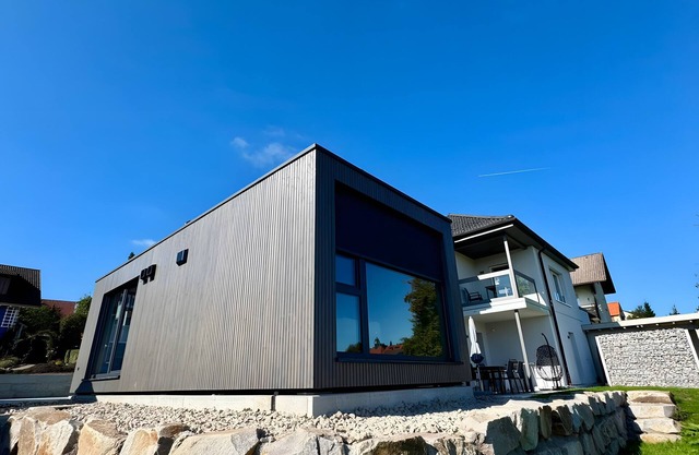 Tiny Home 'Seewald - Tiny House' with Private Terrace, Shared Garden and Wi-Fi