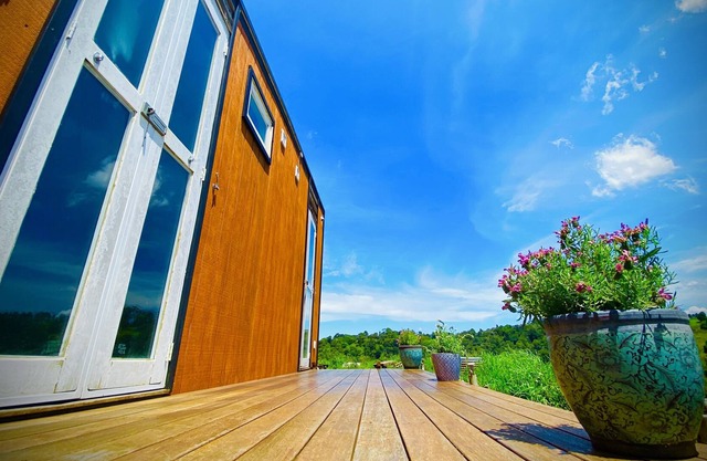 Tiny House On Wheels Spectacular Hinterland Views Cosy