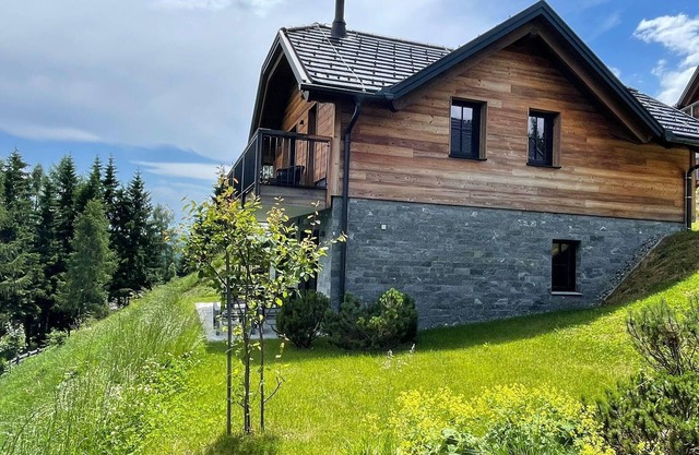 Tomtegl-Bergchalet No.5 mit Privatsauna, Infinitypool, Kamin, Fitnessraum, 1500m Seehöhe