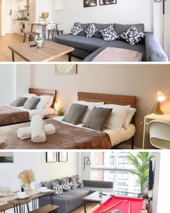 Truffle Suite -City Centre Sleeps upto 6 - Near Utilita Arena, ICC - POOL TABLE & FREE WIFI