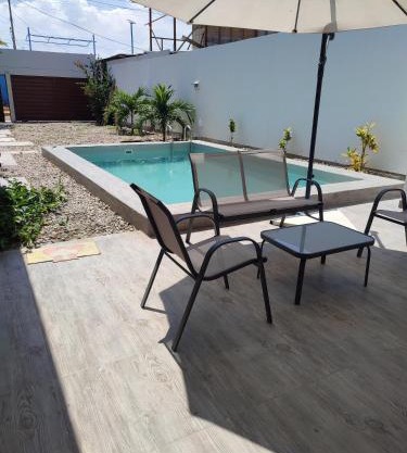 Tumbes Zorritos Bocapan Casa con piscina 3 dormitorios