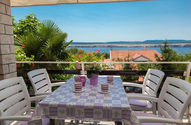 Two bedroom apartment with terrace and sea view Jadranovo, Crikvenica (A-2377-a)