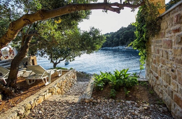 Two bedroom apartment near beach Cove Skozanje, Hvar (A-5713-a)