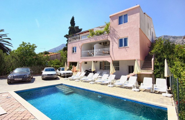 Two bedroom apartment with terrace and sea view Orebić, Pelješac (A-10166-a)