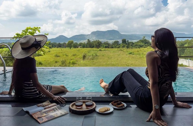 Two Villa by StayVista with Infinity Pool, Farm & Mountain Views, Modern Interiors