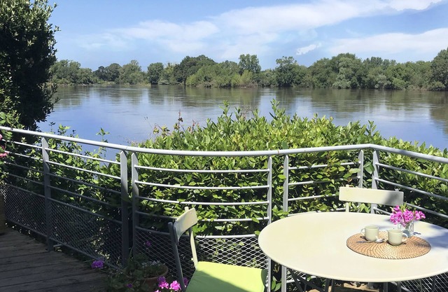 Typical river house, in front of the 'Loire', near to Angers