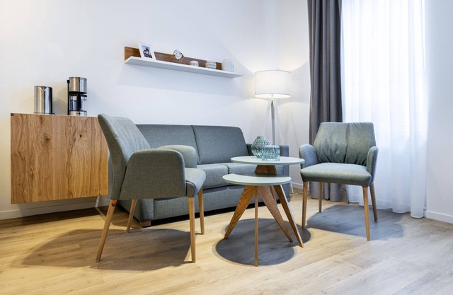 Ultra-modern 2-room harbor apartment in a central, maritime location in Wismar