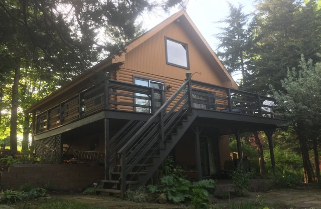 Unique Rustic, upscale, 3 br/2 ba Cabin w/Fireplace, Firepit, Pool Table & Wifi