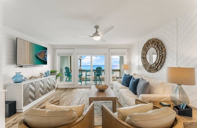 Upscale, Remodeled & Gulf-Front. Quiet West End PCB/30A. NO Crowds - Beach Svc!