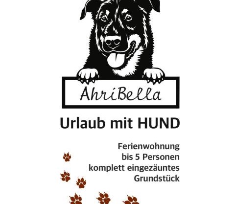 URLAUB mit HUND -Ferienwohnung "AhriBella"-