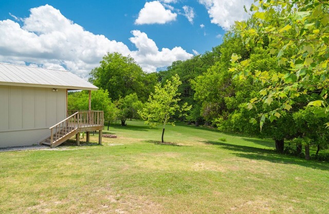 Utopia River Retreat is a secluded paradise nestled along the Sabinal River in the Texas Hill Country.