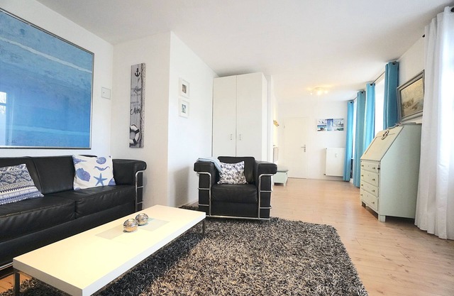 Vacation apartment Kajüte on the Borbyerufer of Eckernförde