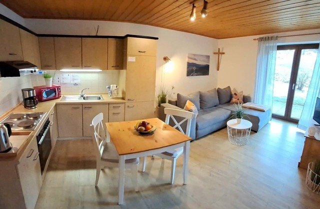 Vacation home with covered south-facing terrace