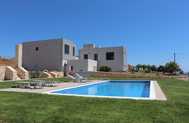 Vast view of landscape and sea,Pool, 4 pers. | holiday home Triopetra, Crete
