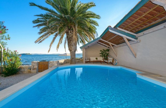 Villa Beachfront Mare with private pool with sea water right at the beach in Orebic - Peljesac