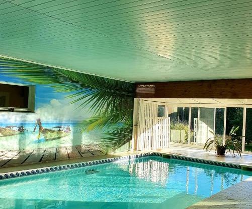 Villa Berman Piscine Intérieure Jardin Cuisine d'été