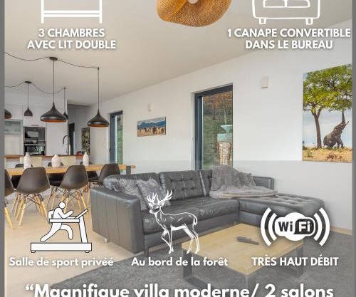 Villa calme avec vue 4 à 8 personnes - salle de sport