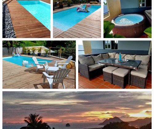 Villa Caraibea très belle vue mer des caraibes