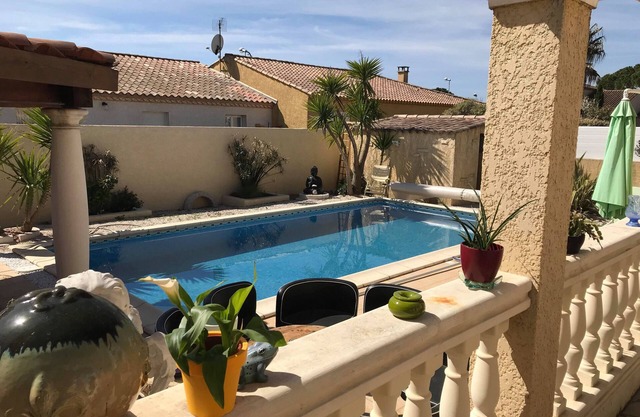 Villa full feet in the south of France