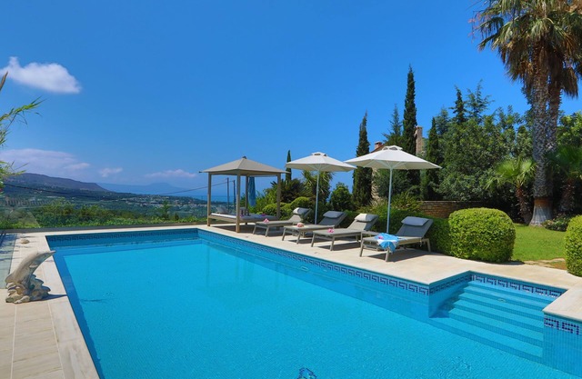 Villa Harmony, fantastic view, pool 12 m, cozy natural stone villa