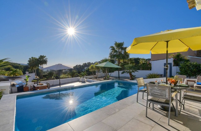 Villa in Moraira, Costa Blanca, Spain with private pool for 6 persons