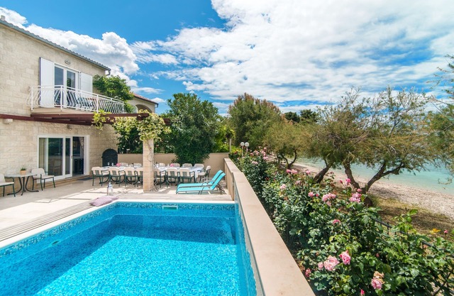 Villa Mirca direct on a beach - Sea view from your bed! Rented by local host