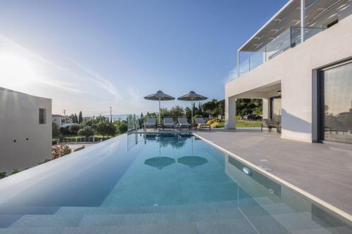 Villa Nefeli - Elysian Villas Kefalonia, 200m from Beach, New 2024